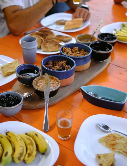 Moroccan healthy breakfast