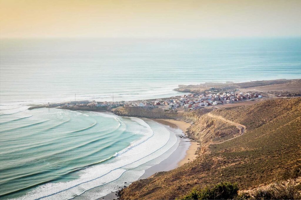 imsouane surf bay Morocco perfect waves