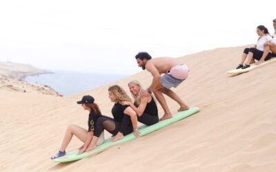 Top Side Activity in Imsouane: Sandboarding in Timlaline During Your Stay at Olas Surf House