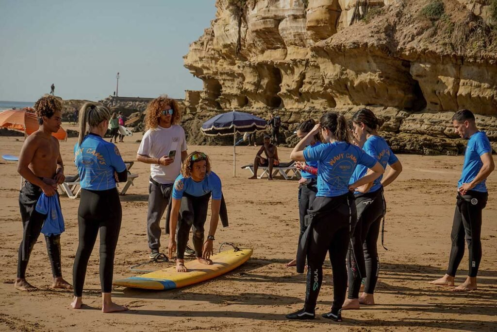 beginner surf camp morocco